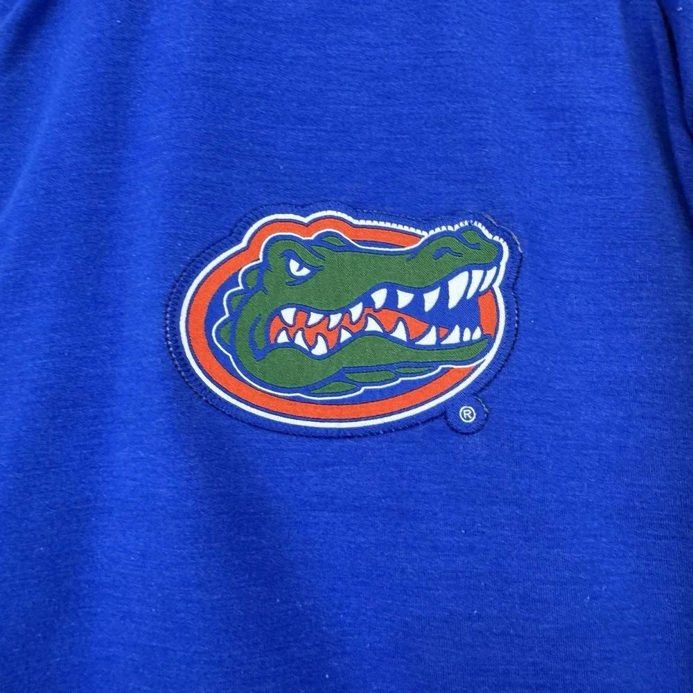 Florida Gators Sweatshirt Men's XL Blue Nike Quarter‎ Zip Pullover Embroidered